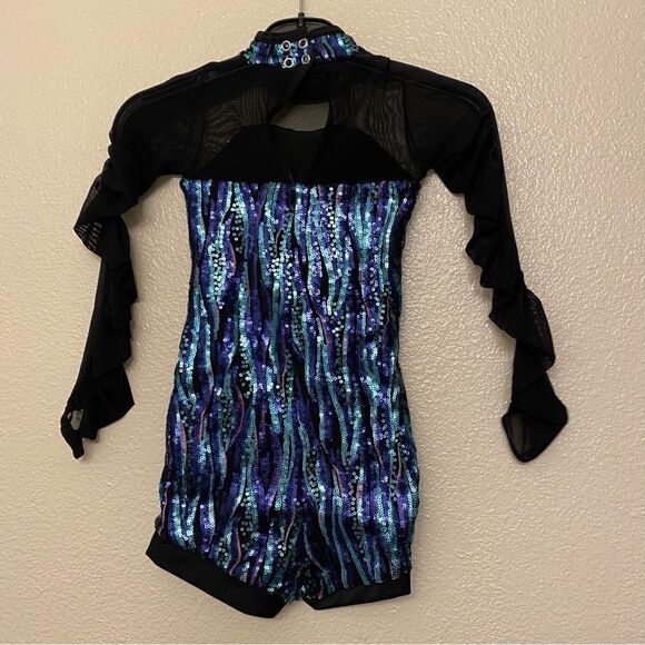 WEISSMAN Dance Costume blue Sequin Long Sleeve 1999
11538 child small SC 6 - Picture 3 of 10